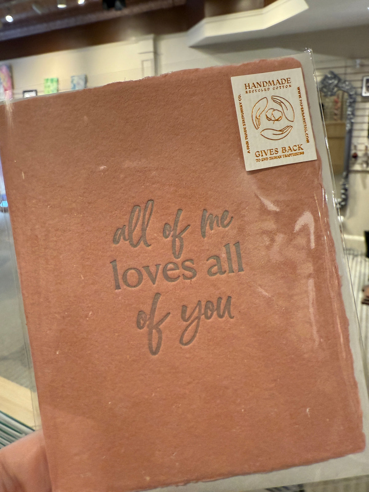 All Of Me Loves All Of You | Love Friendship Card