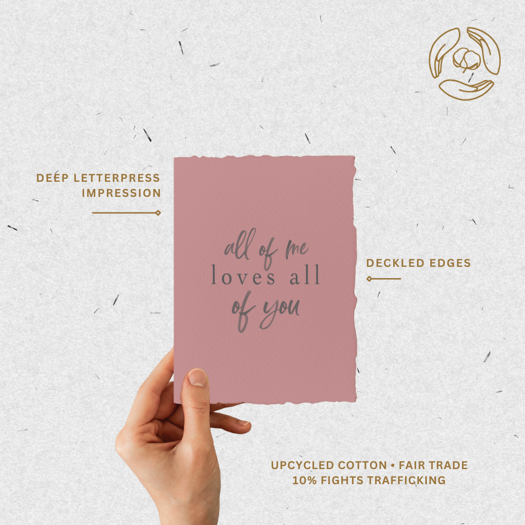 All Of Me Loves All Of You | Love Friendship Card