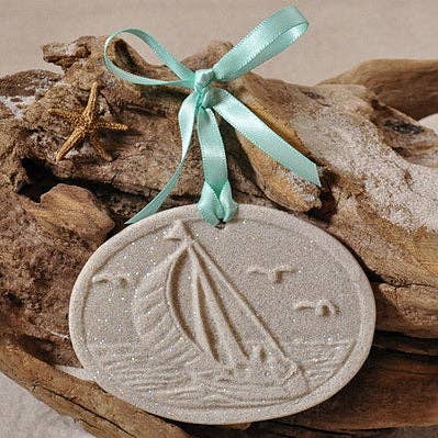 Sailboat Sand Ornament