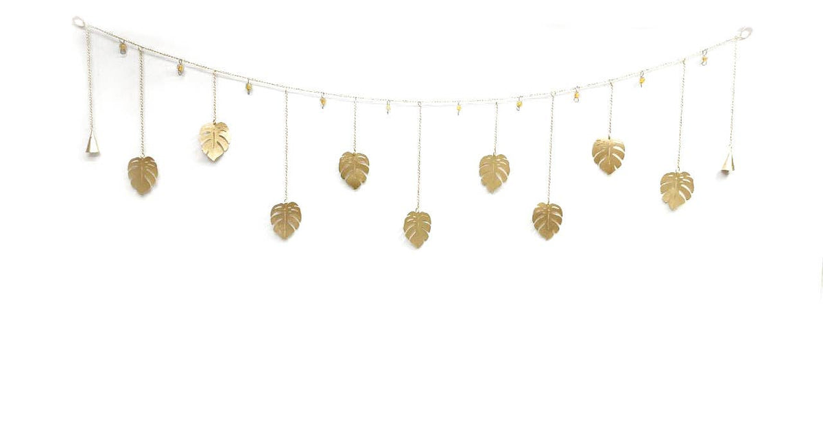 Golden Monstera Garland